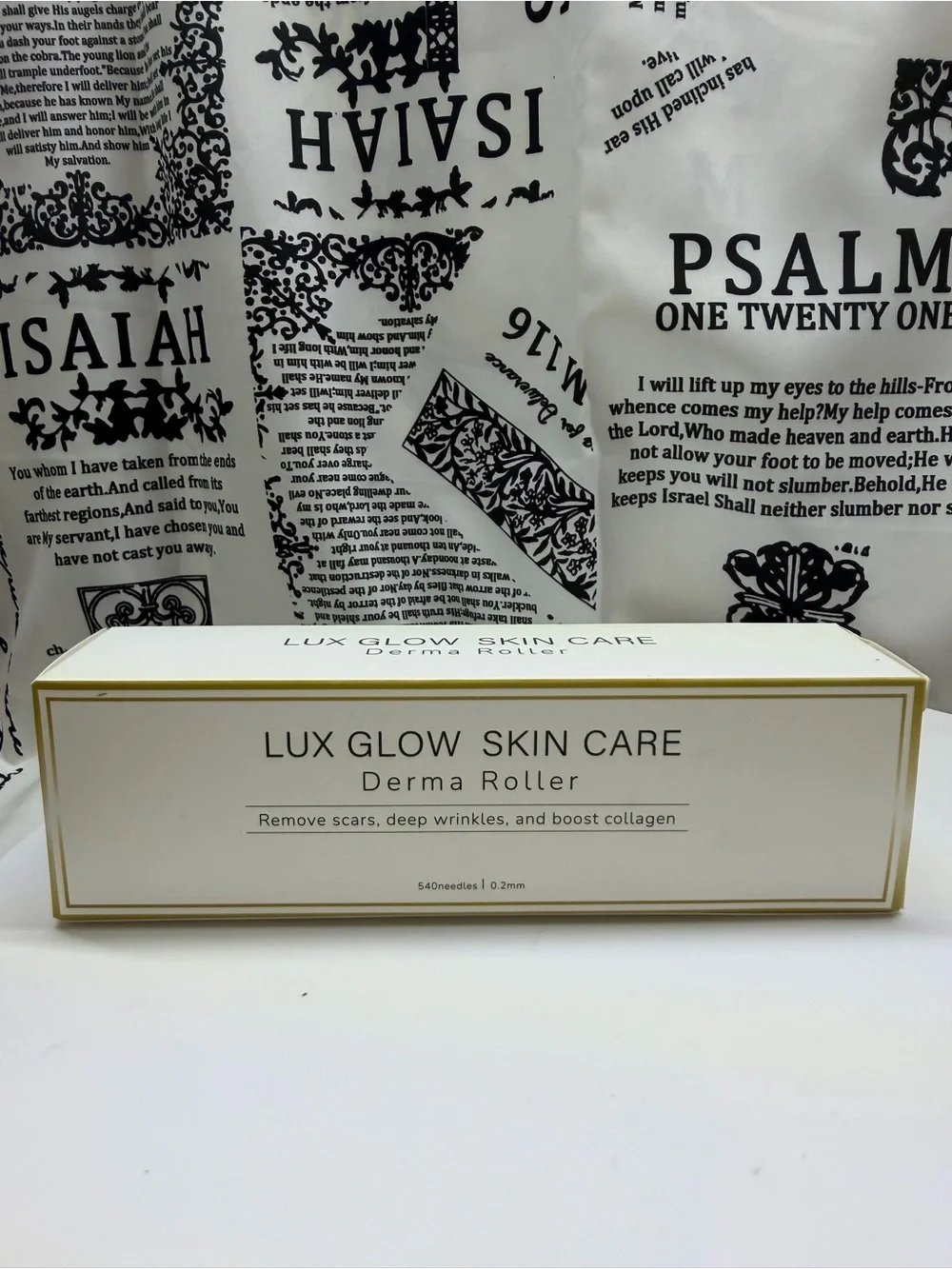 Derma Roller with Blue Plumping Facial Elixir